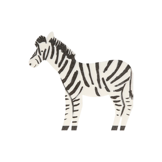 Meri Meri Meri Meri - Pack of 20 Paper Napkins, Safari Zebra