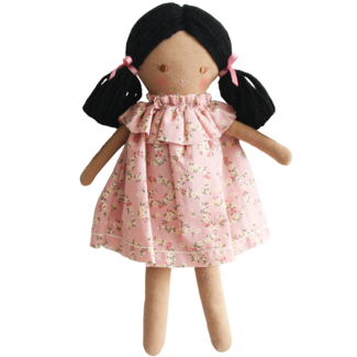 Alimrose Alimrose - Mini Matilda Reversible Soft Doll, Posy Heart