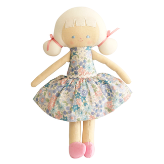 Alimrose Alimrose - Mini Audrey Soft Doll, Liberty Blue