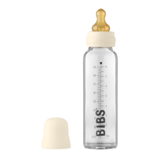 BIBS BIBS - Teat and Bottle Set 225ml, Ivory