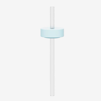 Bink Made Bink Made - Silicone Lounge Straw and Cap for Mama Bottle, Glacier