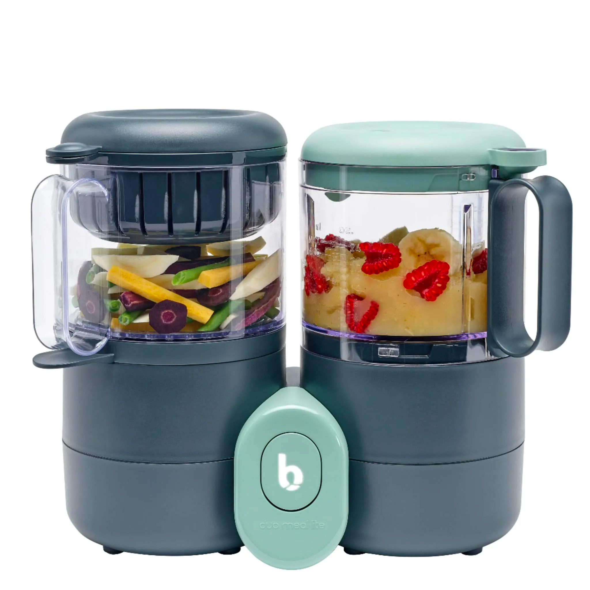 babymoov duo meal station cooking times