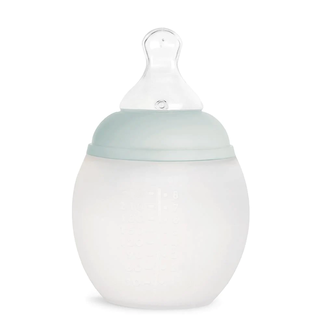 Elhée Elhée - Silicone Soft Baby Bottle 240ml, Ivy Green