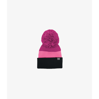 Headster Kids Headster Kids - Winter Hat with Pompom, Fuchsia