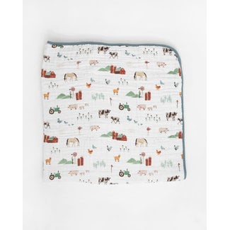 Little Unicorn Little Unicorn - Cotton Muslin Quilt, Farm