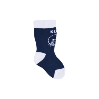 Kombi Kombi - Pair of Warm Baby Animal Socks, Dark Navy
