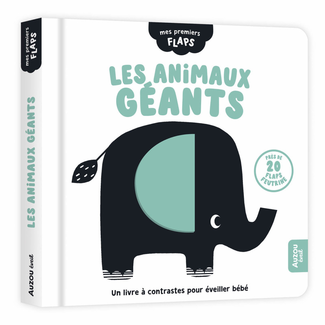 Auzou Auzou - Book, My First Flaps, Giant Animals