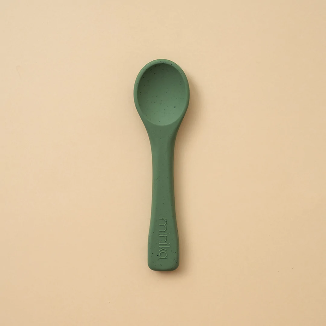 Minika Minika - Silicone Spoon, Leaf