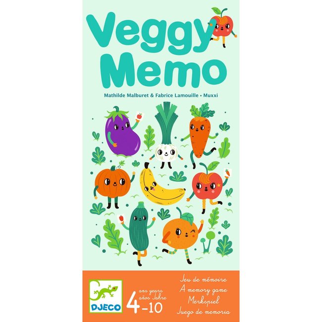 Djeco Djeco - Memory Game, Veggy Memo