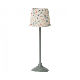 Maileg Maileg - Miniature Floor Lamp, Mint Flowers
