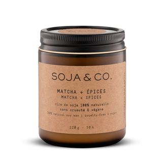 SOJA&CO. SOJA&CO. - 8oz Candle, Matcha and Spices