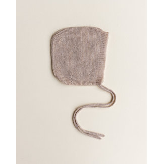 Hvid Knitwear Hvid Knitwear - Merino Wool Newborn Bonnet, Sand
