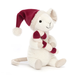 Jellycat Jellycat - Merry Mouse Candy Cane 7''