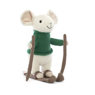 Jellycat Jellycat - Merry Mouse Skiing 8''