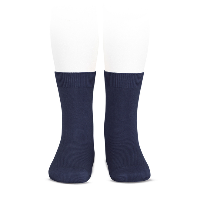 Condor Condor - Chaussettes Courtes, Basic Bleu Marin