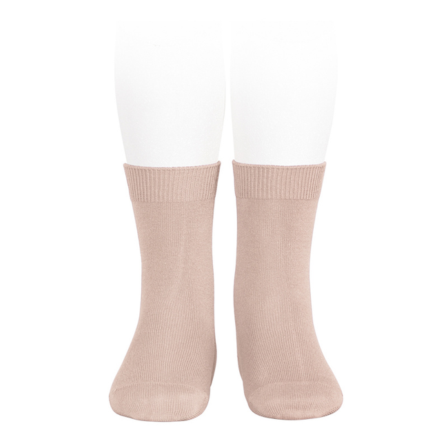 Condor Condor - Chaussettes Courtes, Basic Vieux Rose