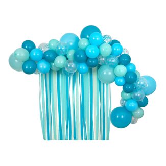 Meri Meri Meri Meri - Balloon and Streamer Garland, Blue