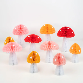 Meri Meri Meri Meri - Set of 10 Paper Mushrooms