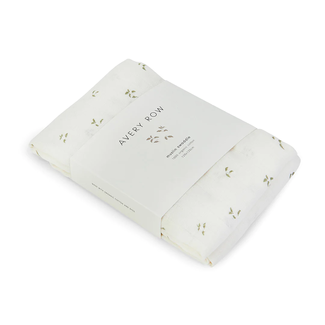 Avery Row Avery Row - Organic Baby Muslin Swaddle, Nettle Scatter