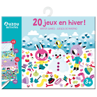 Auzou Auzou - Activity Book, 20 Winter Games