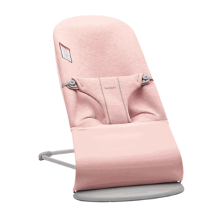 BabyBjörn BabyBjörn - Bouncer Bliss, Light Grey Frame, Light Pink Jersey