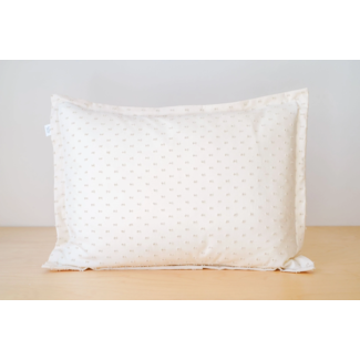 Bouton Jaune Bouton Jaune - Cover Pillow 12x16 Inches with Flat Edges, Bout de Ficelle, Natural