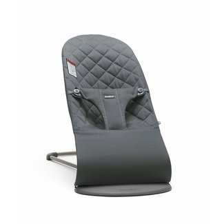 BabyBjörn BabyBjörn - Coton Bouncer Bliss, Woven Anthracite