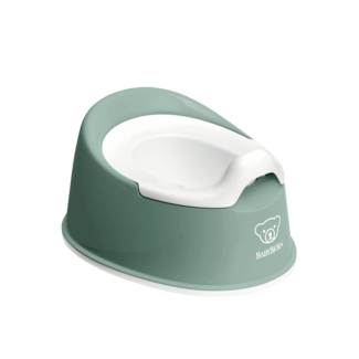 BabyBjörn BabyBjörn - Petit Pot Compact, Vert Profond et Blanc