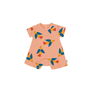 TINYCOTTONS Tinycottons - Short Sleeve Romper, Birds