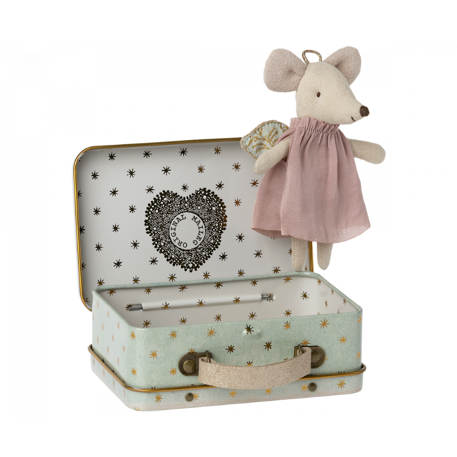 Maileg Maileg - Angel Mouse in Suitcase