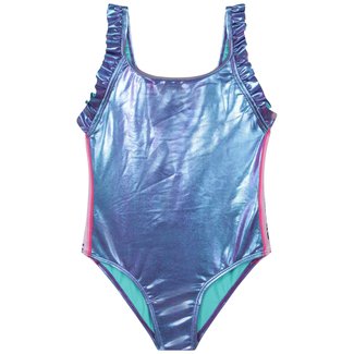 Billieblush BillieBlush - Maillot de Bain Ouvert au Dos, Mauve Métallique