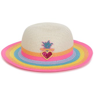 Billieblush BillieBlush - Woven Tiered Hat, Multicolor