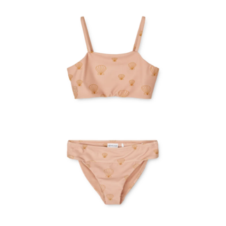 Liewood Liewood - Lucette Two Piece Swimsuit, Sea Shells Pale Pink
