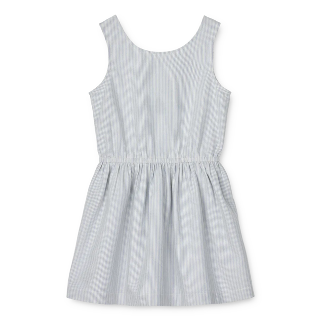 Liewood Liewood - Idaho Organic Cotton Dress, Stripes Cream and Riverside