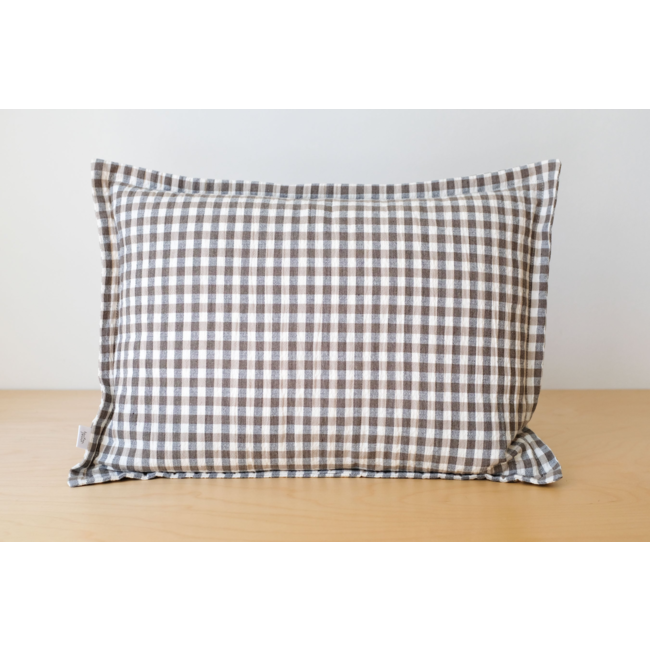 Bouton Jaune Bouton Jaune - Cover Pillow 12x16 Inches with Flat Edges, Once Upon a Time, Gingham