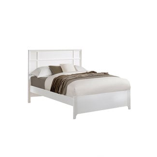 Natart Juvenile Nest Lello - Double Bed with Low Profile Footboard, White