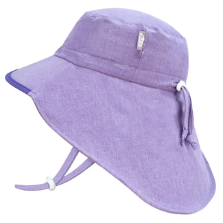 Jan & Jul Jan & Jul - Chapeau Soleil Ajustable Aventure Imperméable, Mauve