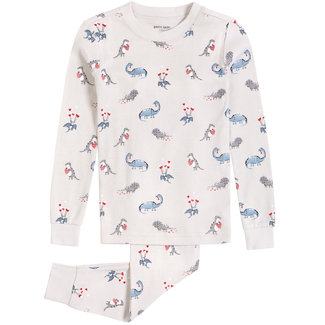 Petit Lem Petit Lem - Pyjama 2 Pièces en Coton Biologique, Amour de Dinosaures
