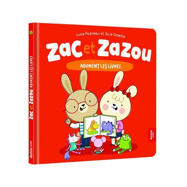 Auzou Auzou - Book, Zac et Zazou Adorent les Livres