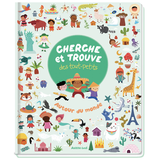 Auzou Auzou - Look and Find Book for Little Ones, Autour du Monde