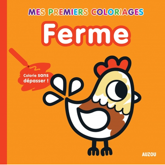 Auzou Auzou - Mes Coloriages sans Dépasser, Ferme