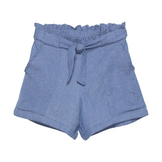 Creamie Creamie - Short Plissé, Denim Bleu