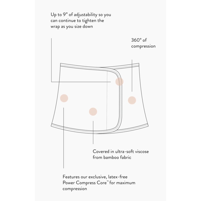 Belly Bandit Bamboo Belly Wrap, Natural Charlotte et Charlie