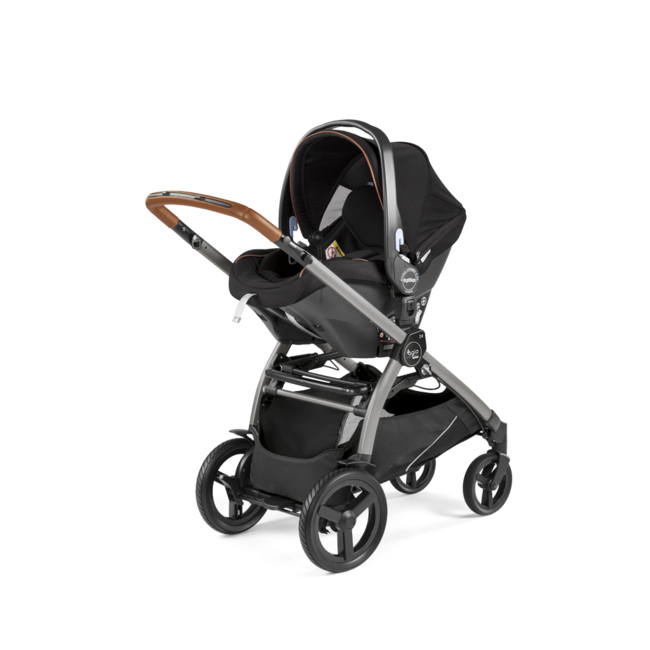 PegPerego Z4 Companion Seat for Stroller, Agio Black Charlotte et