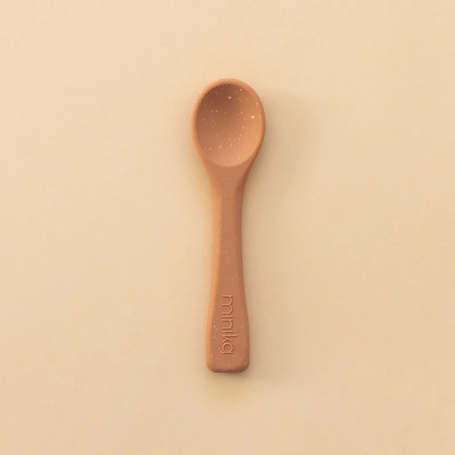 Minika Minika - Silicone Spoon, Almond