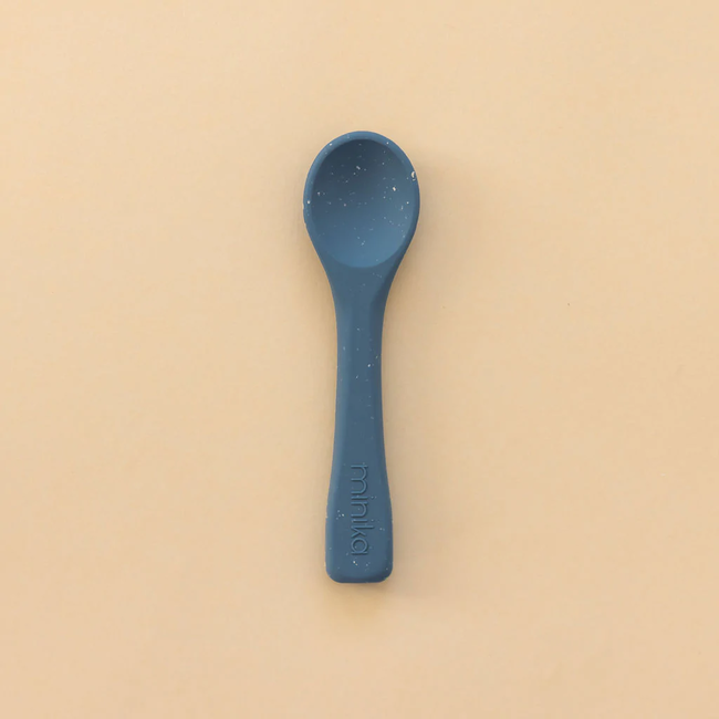 Minika Minika - Silicone Spoon, Indigo