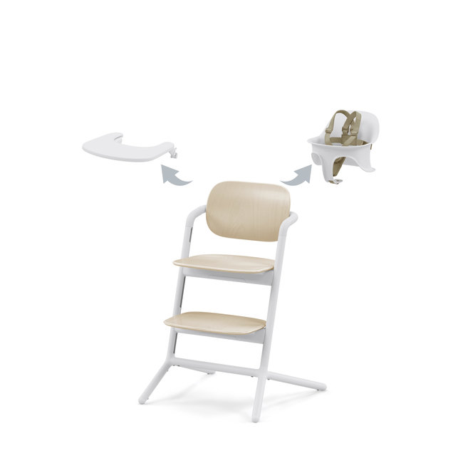 Cybex Cybex - Lemo 3-in-1 High Chair, Sand White