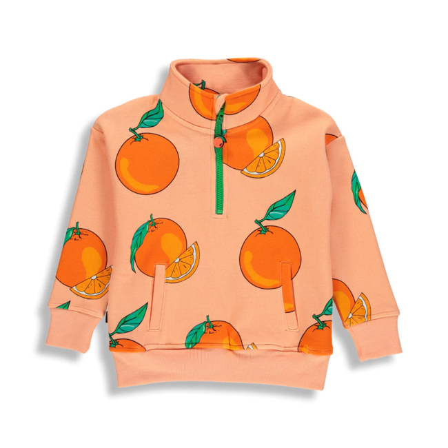 Birdz Children & Co Birdz - Cotton Turtleneck Sweater, Oranges