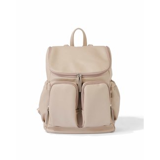 OiOi OiOi - Vegan Leather Nappy Backpack, Oat