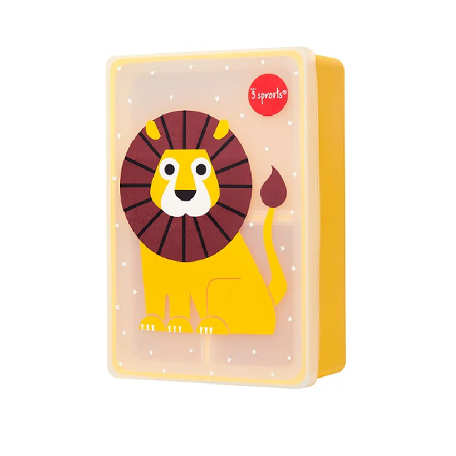 3 sprouts 3 Sprouts - Silicone Bento Box, Lion